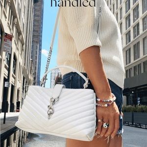 REBECCA MINKOFF EDIE TOP HANDLE SATCHEL BAG